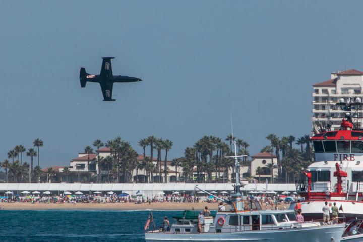 Flyover for the airshow cruise