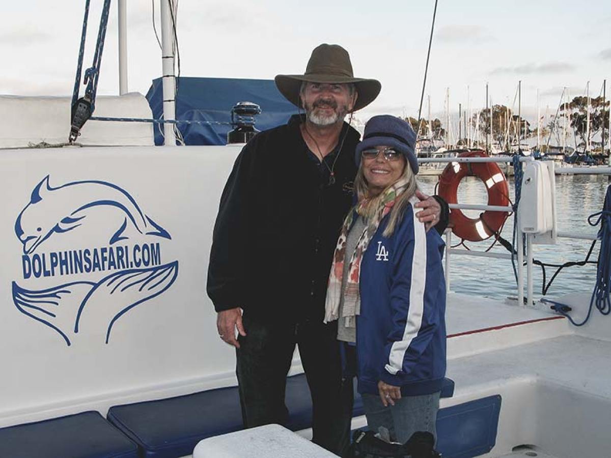 Captain Dave meeting Nancy Sinatra