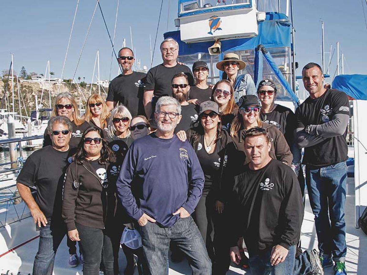 Captain Dave meeting Sea Shepherd Crew