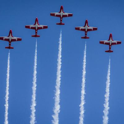 Airshow flyover