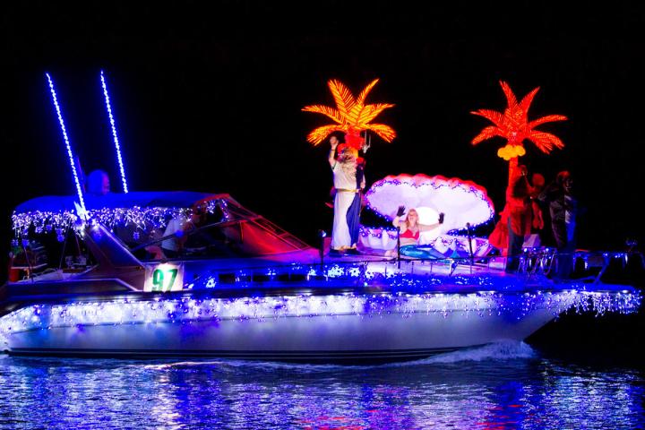 Boat Parade lights (festival of whales)