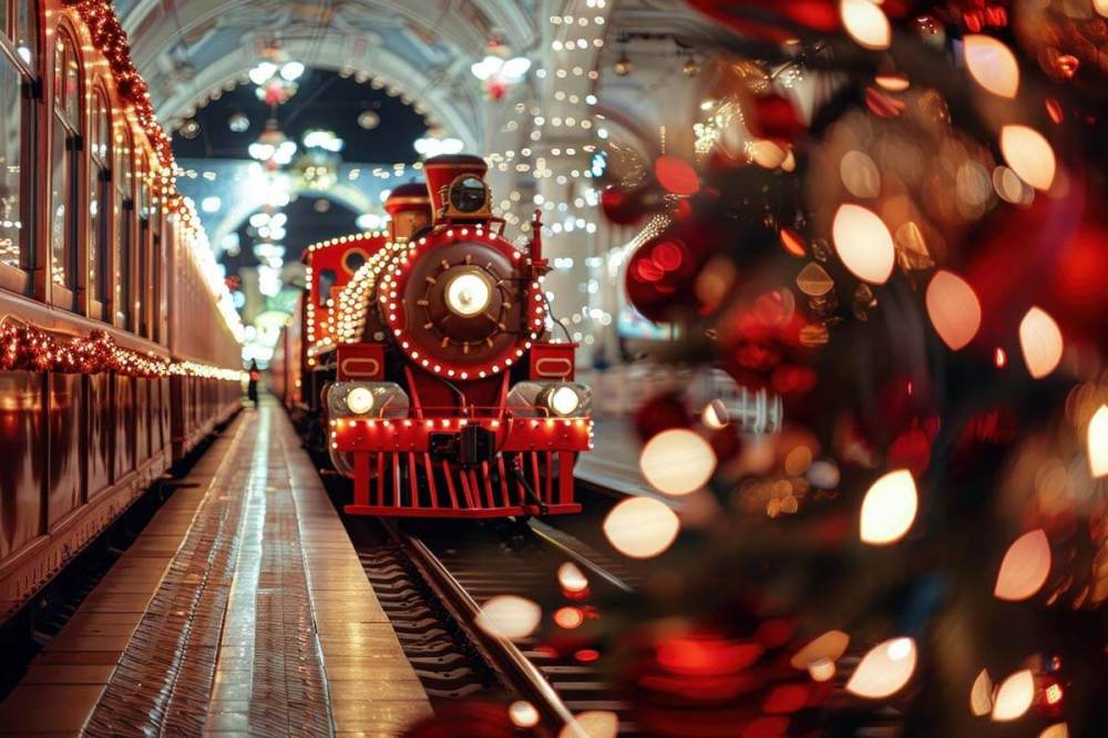 Southern California Christmas events Irvine Park Railroad Christmas Train to the North Pole