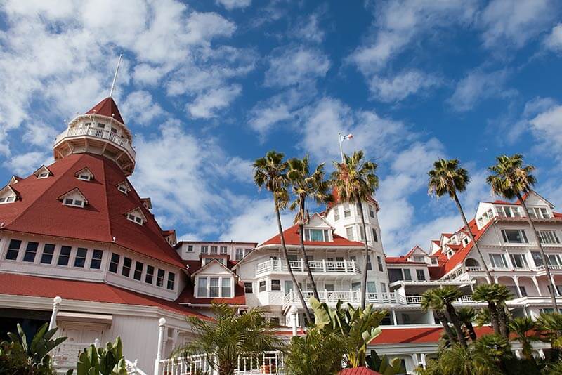 Hotel-del-Coronado-San-Diego Visit Coronado during San Diego whale watching season