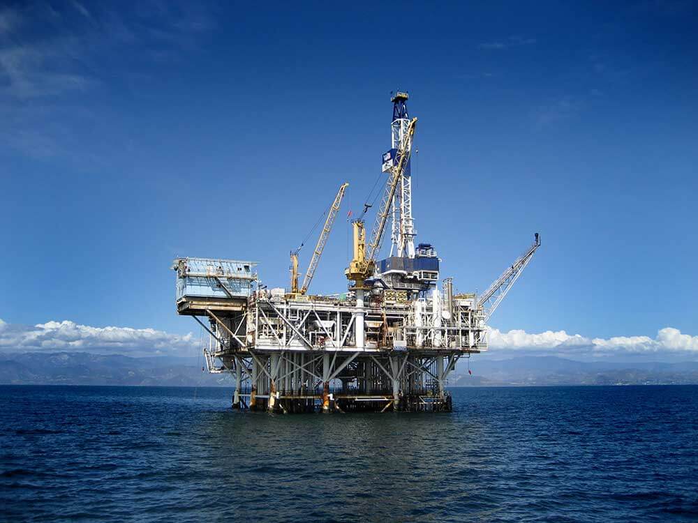 offshore oil drilling rig