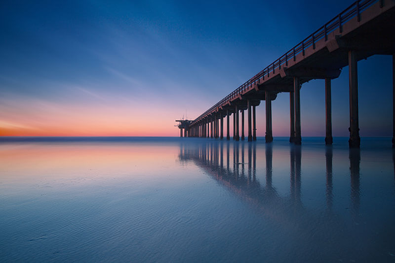 Scripps-Pier-La-Jolla While whale watching in San Diego see wildlife at Scripps Pier in La Jolla