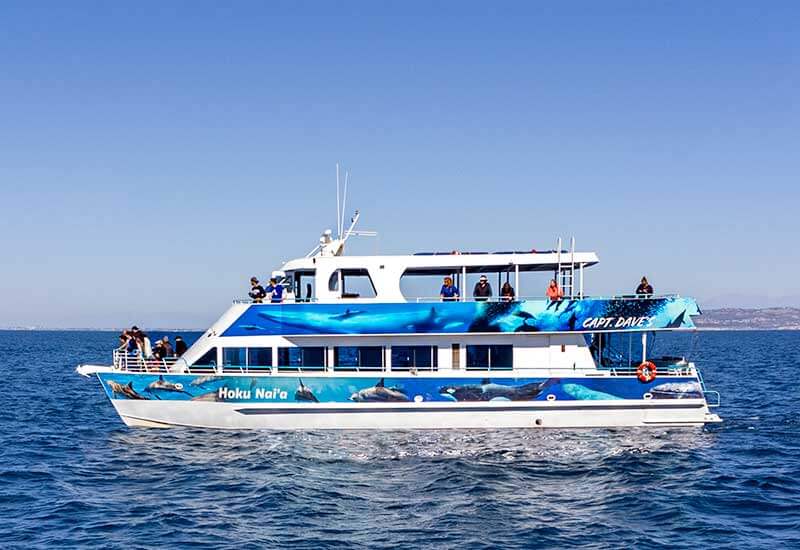 Hoku Nai'a Catamaran Boat Rental off the coast of Dana Point, CA