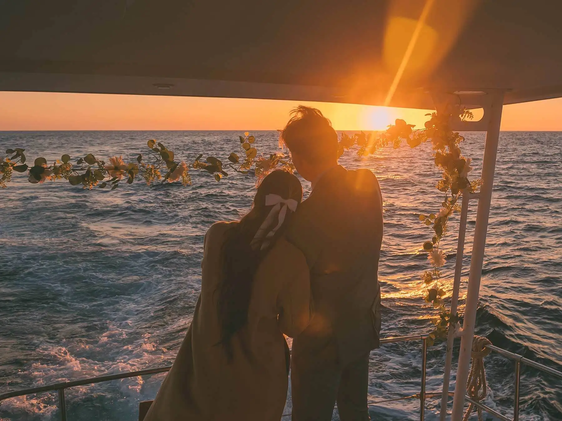 Marriage Proposal Marriage proposal during sunset on a yacht off the coast of Dana Point, California