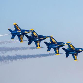 US Navy Blue Angels during our Pacific Airshow Safari in Huntington Beach