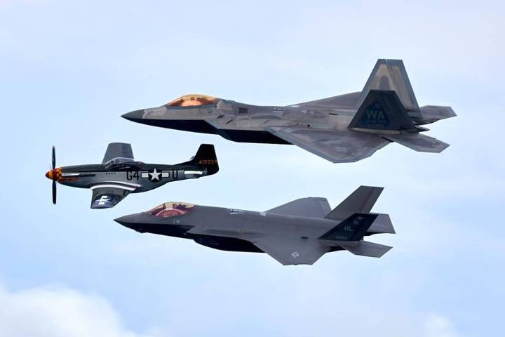 F22 Raptor, P51, and F35 during our Pacific Airshow Safari in Huntington Beach